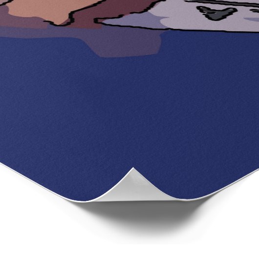 Poster Nancy en Casquette, Matisse Style (Coin)