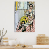 Poster Nancy En Chaise à Condo, Matisse Style (Cuisine)