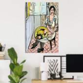 Poster Nancy En Chaise à Condo, Matisse Style (Bureau à domicile)