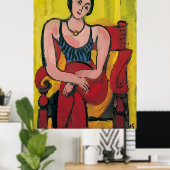 Poster Nancy En Rouge Président 3 (Bureau à domicile)