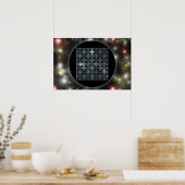 Poster Nanopuce Quincuncial Bio-Spacetime (Cuisine)