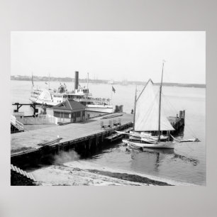 Poster Nantasket chez Manhasset, 1904