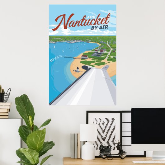Poster Nantucket (Bureau à domicile)