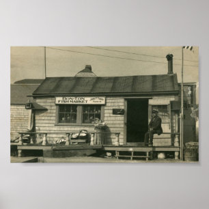 Poster Nantucket Bon-Ton Marché aux Poissons