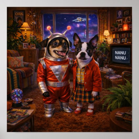 Poster "Nanu Nanu!" (Devant)