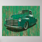Poster naoorlogse Chevy pickup (Voorkant)