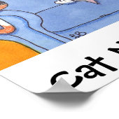 Poster Nap de chat (Coin)