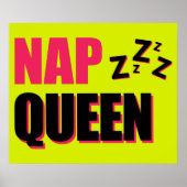 Poster Nap Queen ZZZ (Devant)