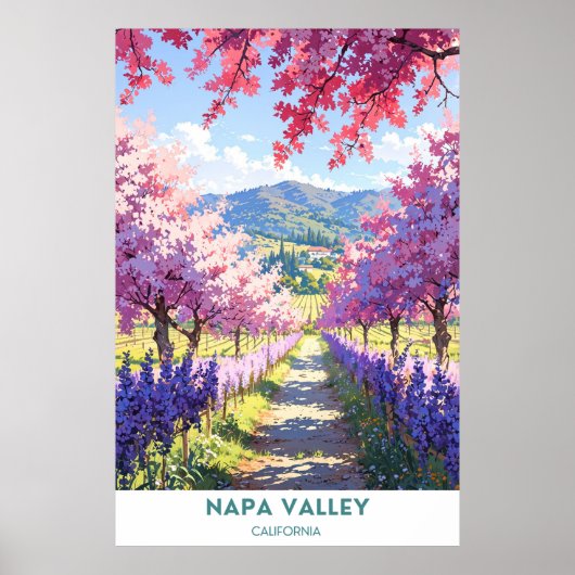 Poster Napa Valley, Californie (Devant)