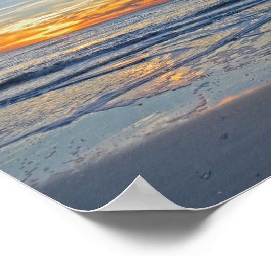 Poster Naples Beach, Florida, Pier at Sunset (Coin)