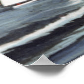 Poster Naples Maine Bateau sur Long Lake (Coin)