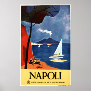 Poster Naples NAPOLI ITALIE Et Vintage Voyage Italien