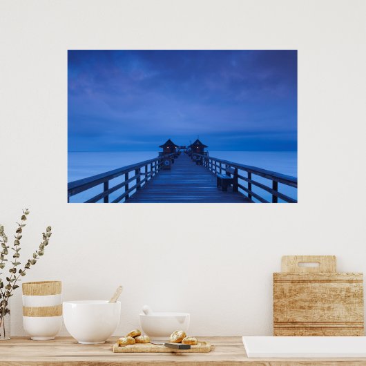 Poster Naples Pier (Cuisine)