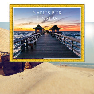 Poster Naples Pier Floride