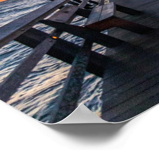 Poster Naples Pier Floride (Coin)