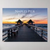 Poster Naples Pier Floride (Devant)