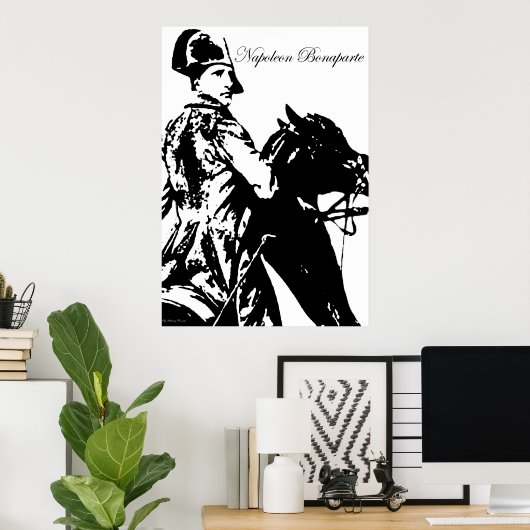 Poster Napoléon à cheval (Bureau à domicile)