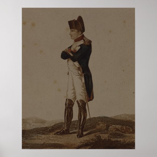 Poster Napoléon Bonaparte comme premier consul (Devant)