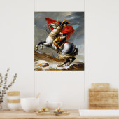 Poster Napoléon Bonaparte Peinture de Jacques-Louis David (Cuisine)