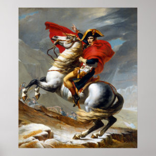Poster Napoléon Bonaparte Peinture de Jacques-Louis David