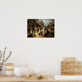 Poster Napoléon Bonaparte recevant la reine Louisa (Cuisine)