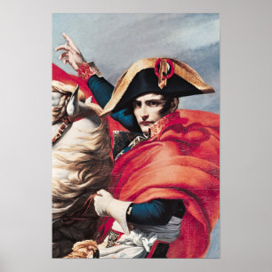 Poster Napoléon croisant les Alpes