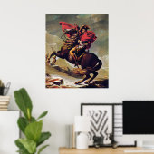 Poster Napoléon Crossing the Saint Bernard (1800) Imprime (Bureau à domicile)
