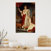 Poster Napoléon dans Coronation Robes, vers 1804 (Cuisine)