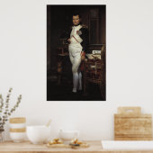 Poster Napoléon dans son étude par Jacques Louis David (Cuisine)