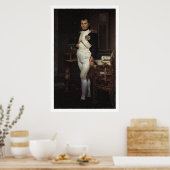 Poster Napoléon dans son étude par Jacques Louis David (Cuisine)