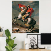 Poster Napoléon de David Traversant les Alpes (Bureau à domicile)