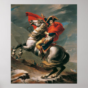 Poster Napoléon de David Traversant les Alpes