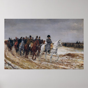 Poster Napoléon en campagne en 1814, 1864