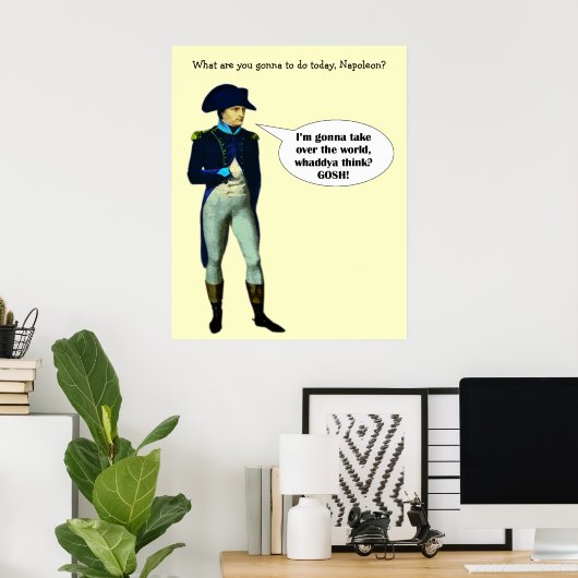 Poster Napoléon est Dynamite ! (Bureau à domicile)