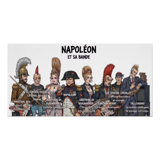 Poster Napoléon et sa bande (Devant)