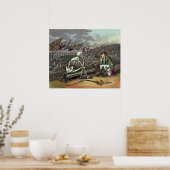 Poster Napoléon et squelette, 18e (Cuisine)