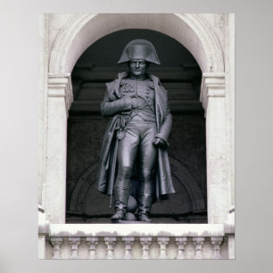 Poster Napoléon I (1769-1821) dans un manteau d'hiver,
