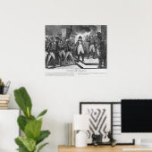 Poster Napoléon I arrive aux Tuileries (Bureau à domicile)
