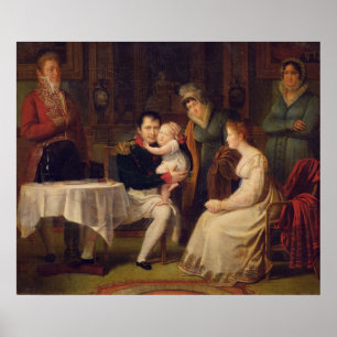 Poster Napoléon I Marie Louise et le roi de Rome
