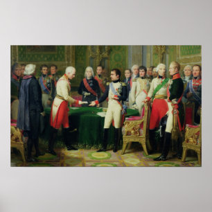 Poster Napoléon I recevant le baron Vincent