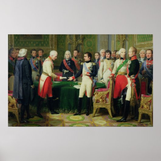 Poster Napoléon I recevant le baron Vincent (Devant)