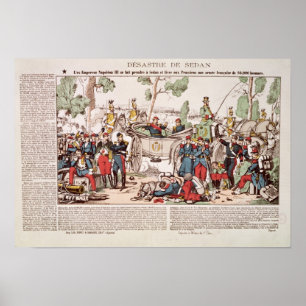 Poster Napoléon III arrive à Sedan