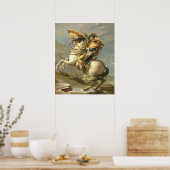 Poster Napoléon Traversant les Alpes au St Bernard (Cuisine)