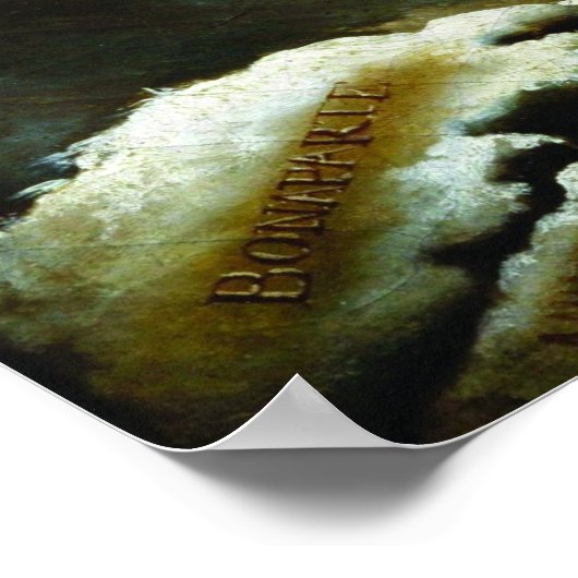 Poster Napoléon Traversant les Alpes (Qualité Parfaite) (Coin)