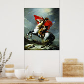 Poster Napoléon Traversant les Alpes (Qualité Parfaite) (Cuisine)