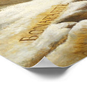 Poster Napoléon Traverser les Alpes par Jacques Louis Dav (Coin)