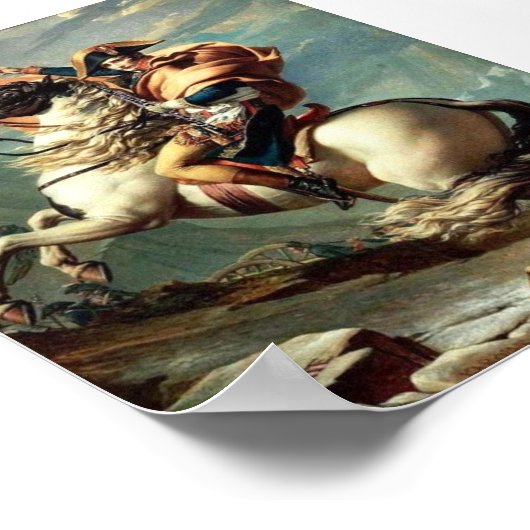 Poster Napoléon : Traverser les Alpes pour un rose (Coin)
