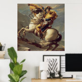 Poster Napoléon vintage Traversant les Alpes (Bureau à domicile)