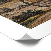 Poster Napoléon visite les oeuvres de siège à Danzig sous (Coin)