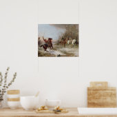 Poster Napoléon's Peril at Brienne-le-Chateau, c.1891 (oi (Cuisine)